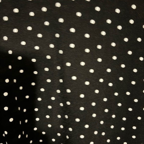 Ann Taylor size 12 classy black dress with white polka dots - Picture 3 of 7